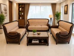 SA - French Sofa Set      (3+2+2)
