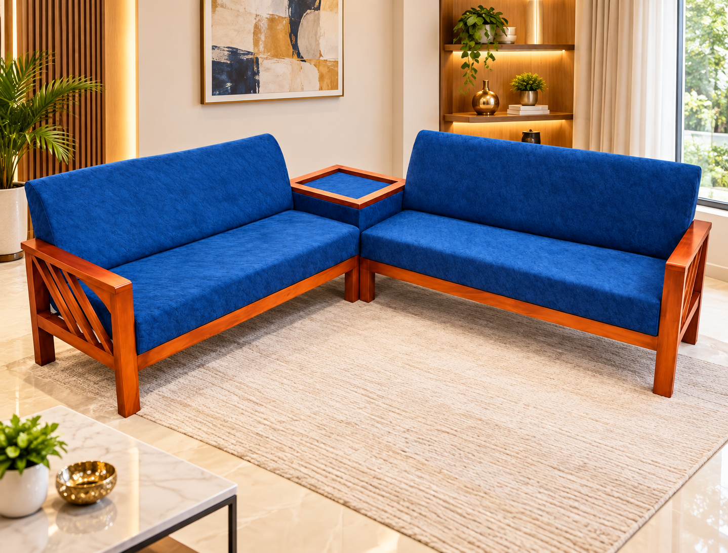 Nf -  Doc Corner Sofa Set