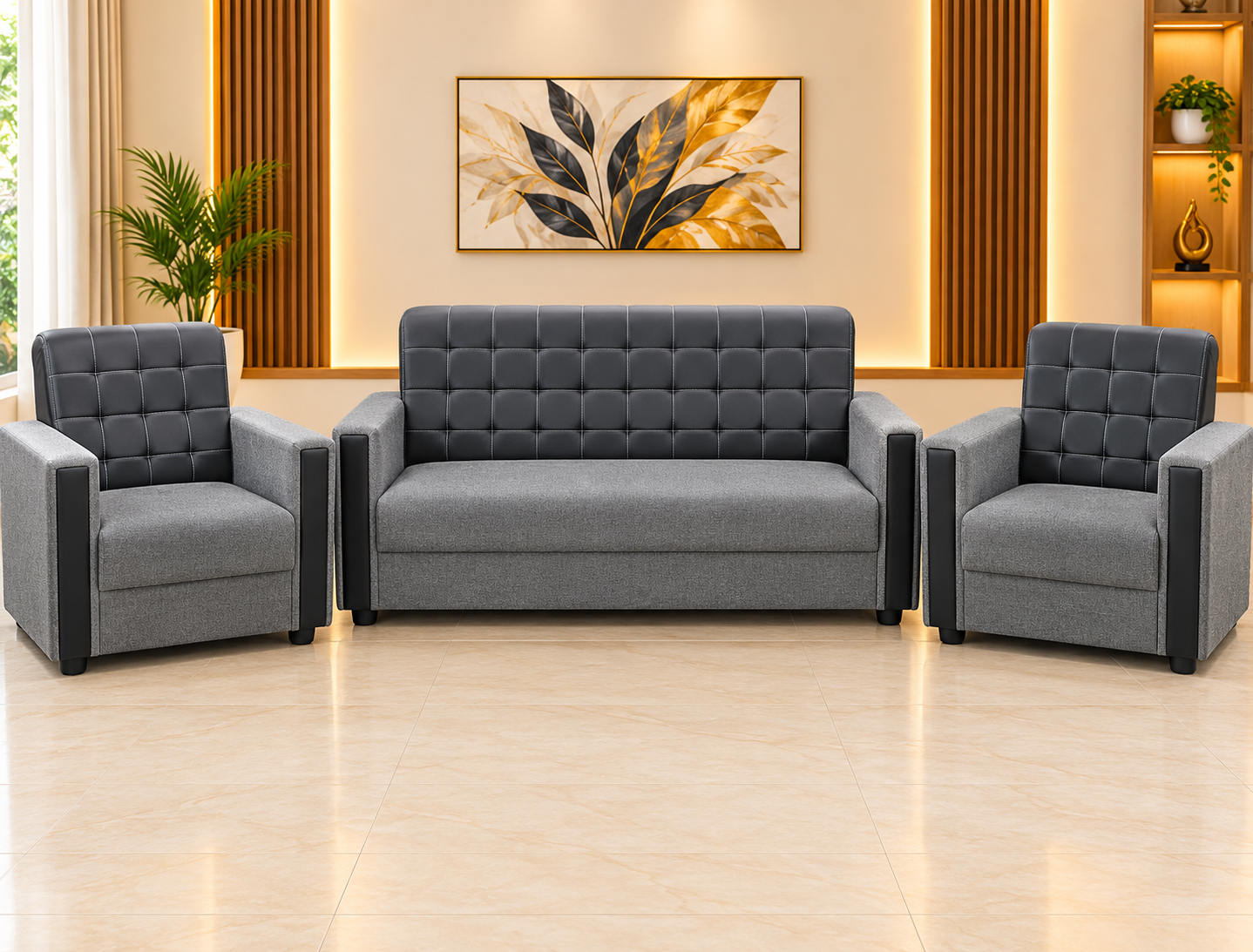 Nf - Square Bubble (3+1+1) Sofa Set