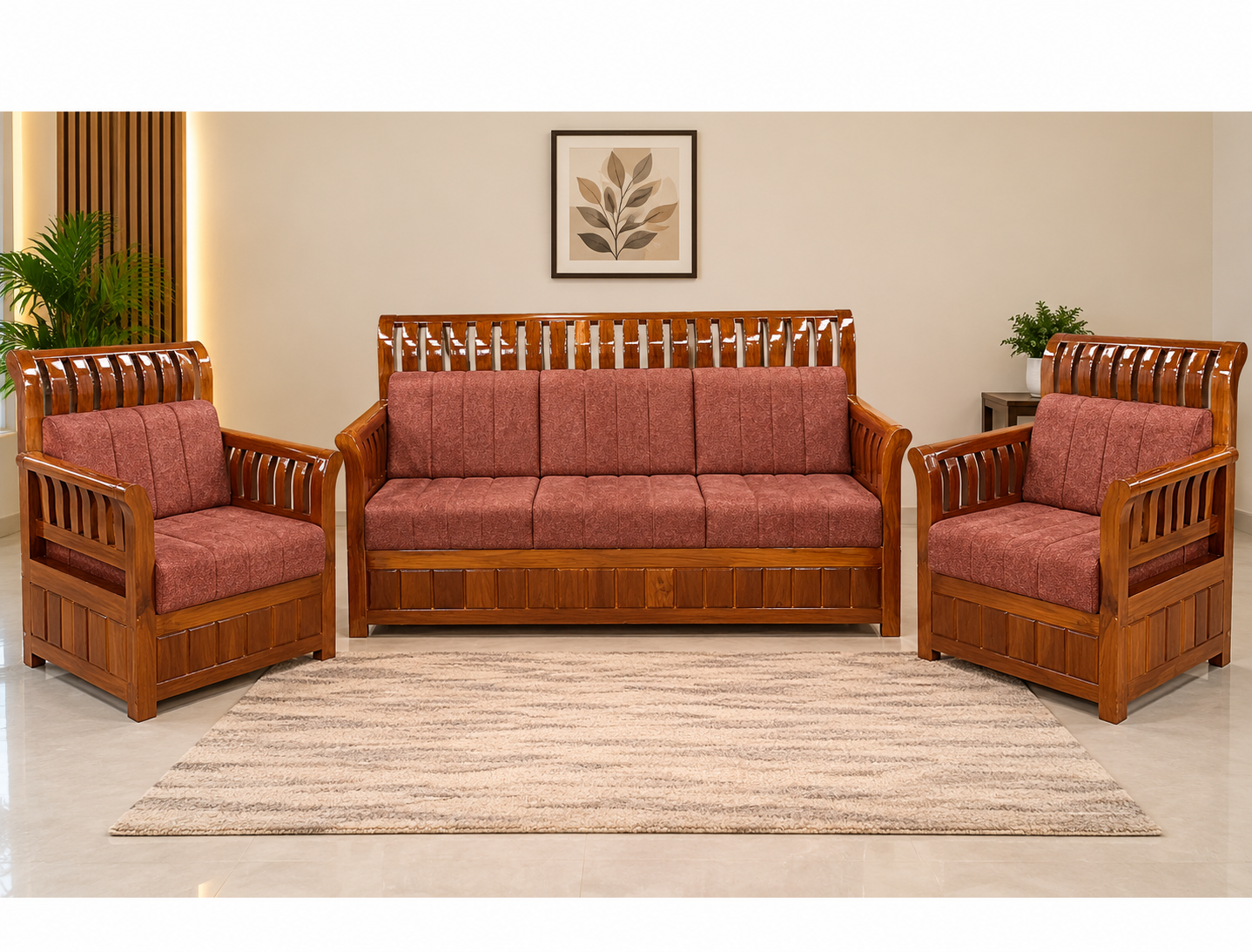 Nf - Orchid Model Sofa Set (3+1+1)
